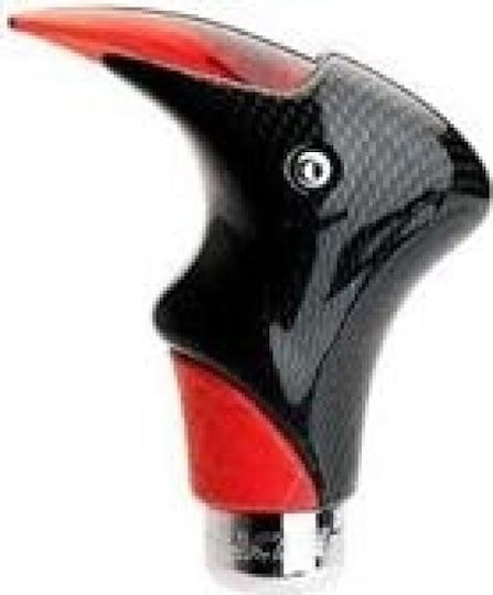 Simoni Racing Shift Knob Graffio Carbon Look Universal Κόκκινο Red