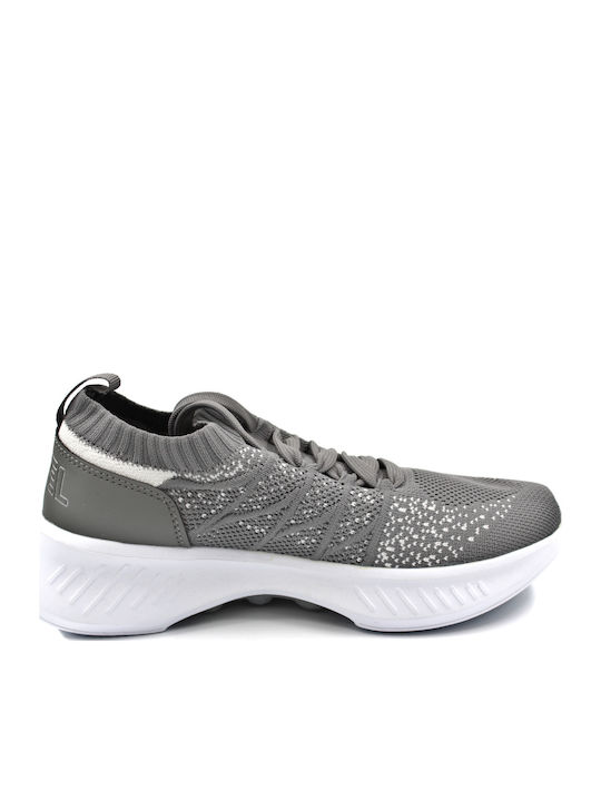 Damen Anatomisch Sneakers Gray