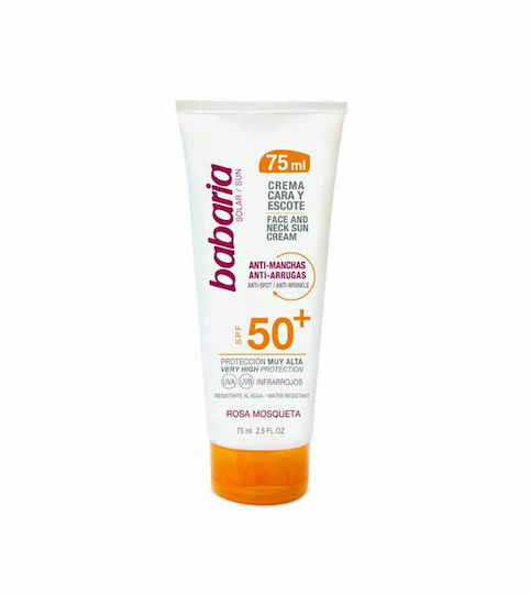 Babaria Solar Cara Escote Fluido Anti Αντηλιακή Κρέμα Σώματος SPF50 75ml