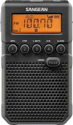 Sangean DT-800 Mini Radio Battery Black