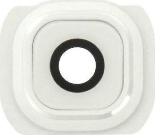 Camera Lens Glass White for Galaxy S6 Edge Plus