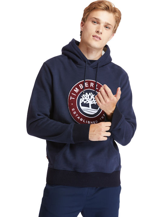 Sweatshirt mit Kapuze Marineblau