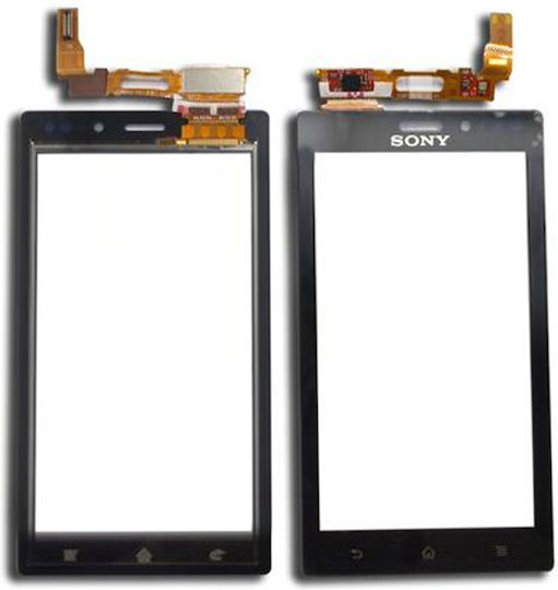 Μηχανισμός Αφής Xperia Sole Touch Screen Lens für (Schwarz)