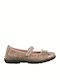 Kids Ballerinas with Hoop & Loop Closure Beige