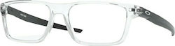 Oakley Port Bow Transparent Plastic Eyeglass Frame OX8164-02