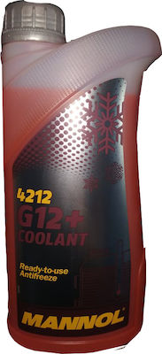 Mannol G12+ Coolant Ready for Use Engine Coolant for Car G12+ Red 1lt