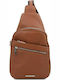 Albert Lederne Herren Tasche Sling Braun
