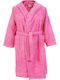 Dimcol No6 1320910605100026 Kids' Swimming Bathrobe Cotton Pink