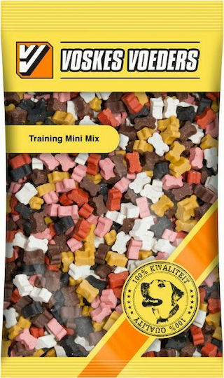 Voskes Voeders Training Mini Mix Λιχουδιές Εκπαίδευσης Σκύλου Μικρόσωμων Φυλών με Κρέας, Ρύζι και Σολομό 200gr