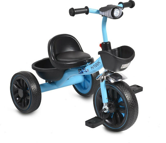 Byox Hawk Kids Tricycle with Storage Basket for 3-6 Years Blue