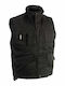 Herock Donar Bodywarmer Waterproof Safety Vest with Fleece Lining Black