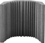 Acousonics Mic Barrier Sound Absorbing Panel Wedge Gray