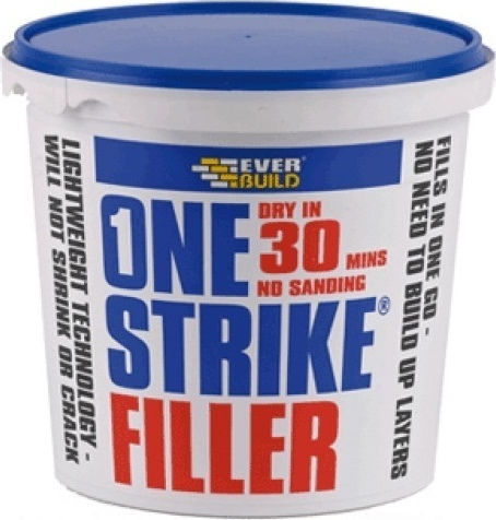 Everbuild One Strike Filler Αφρόστοκος Έτοιμος Λευκός 1lt