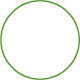 AMILA Green Rhythmic Gymnastics Hoop Ø60cm 120gr