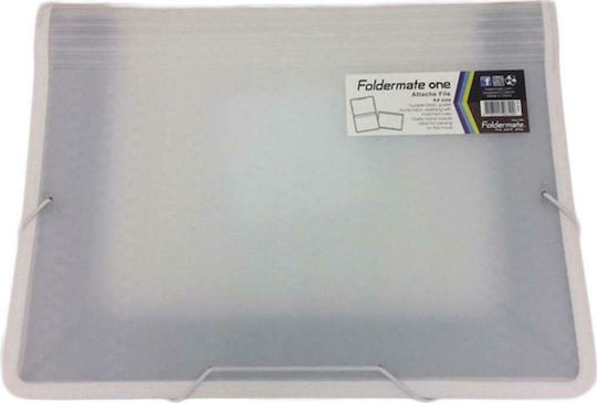 Foldermate Dosar Transparent cu Furtun pentru Hârtie A4 Albς