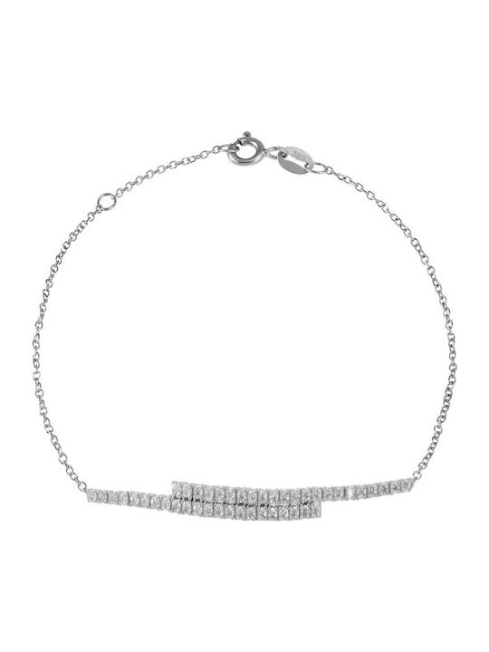 14-carat white gold bracelet