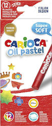 Carioca Λαδοπαστέλ Oil Pastels 12 Χρωμάτων (6 Συσκευασίες)