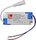 Dimabil reglabil Sursă de alimentare LED Putere 12W cu tensiune de ieșire 21-53V pentru Panou LED 6W Adeleq