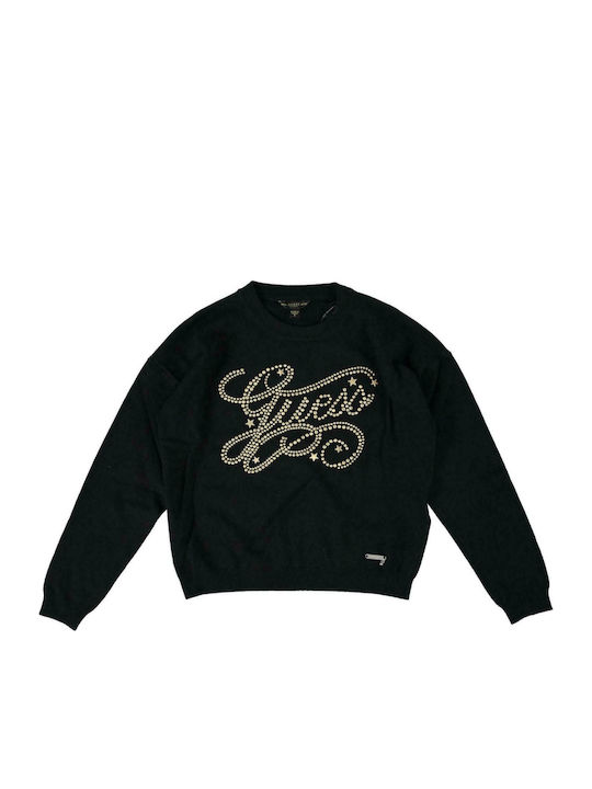 Guess Kids' Sweater Long Sleeve Black