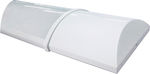 Optonica Batten Fitting LED Γραμμικό Φωτιστικό Οροφής 40W Φυσικό Λευκό IP20 με Ρυθμιζόμενη Ένταση Μ120xΒ7.5xΥ3εκ.
