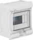 Hager Vector Wall mounted Waterproof 6-Elements Fuse Box with 1 Row W165xH190xD113mm
