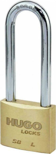 Hugo Locks SB 50L Steel Padlock Lengthened with Key 50mm 1pcs