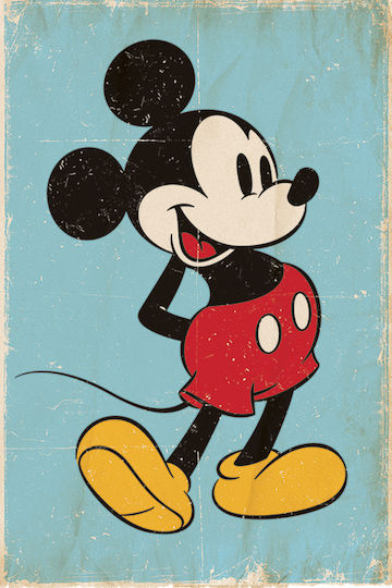 Pyramid International Kinderposter Mickey Mouse Retro 91.5x61cm