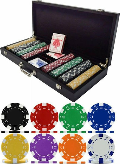 Set 400 Poker Chips 11.5gr in Suitcase with 2 Decks