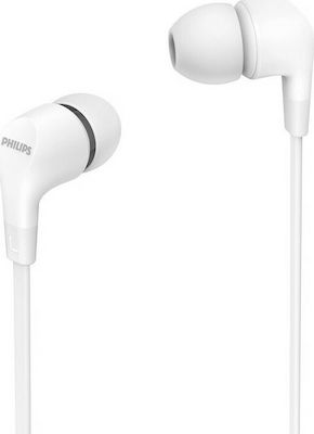 Philips TAE1105 In-ear Handsfree με Βύσμα 3.5mm Λευκό