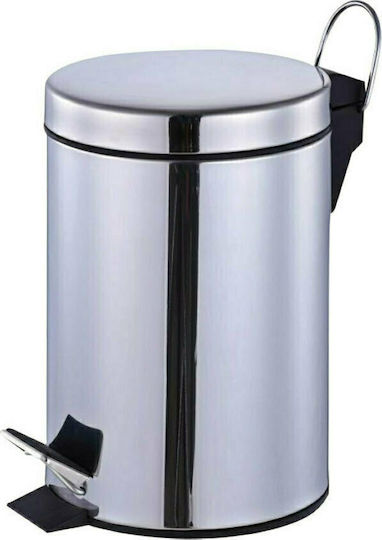 Import Hellas 202--K Inox Καλαθάκι Μπάνιου 5lt Chrome