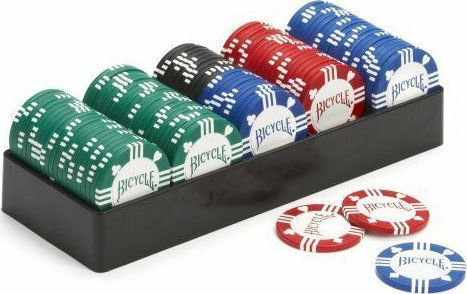 Bicycle Σετ 100 Μάρκες Poker 37.5mm / 8gr