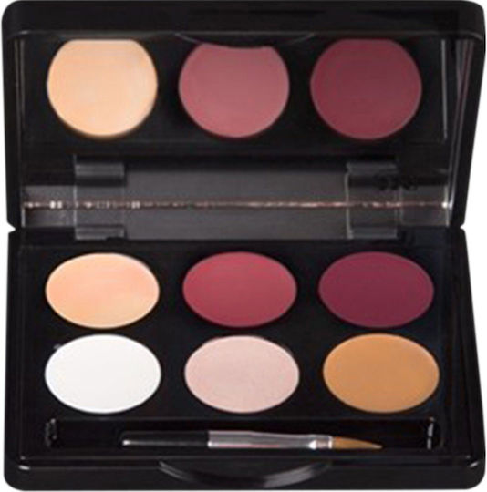 Make-up Studio Lip Shaping Παλέτα Matte Palette Nude Meets Plum