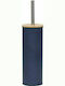 Aria Trade 6607118 Metallic Toilet Brush Blue