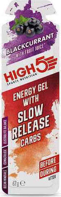 High5 Energy Gel with Slow Release Carbs με Γεύση Blackcurrant 62gr