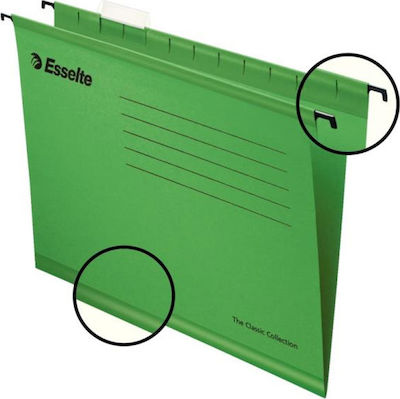 Leitz Folder Hanging for Paper A4 Green