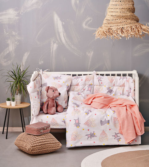Palamaiki My Kingdom MK724 Бебешка кувертюра Памук Многоцветен 110x150см Palamaiki My Kingdom MK724 Бебешка кувертюра Памук Многоцветен 110x150см