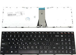 Lenovo Πληκτρολόγιο Laptop για G50-70 χωρίς Πλαίσιο και Διάταξη Ελληνικά (GR) σε Μαύρο χρώμα