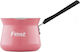 Fest Coffee Pot made of Aluminum Νο7 in Pink Color Non-Stick