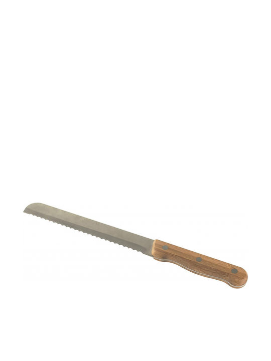 Pebbly Natural Messer Brot aus Edelstahl 32cm NBA128 1Stück