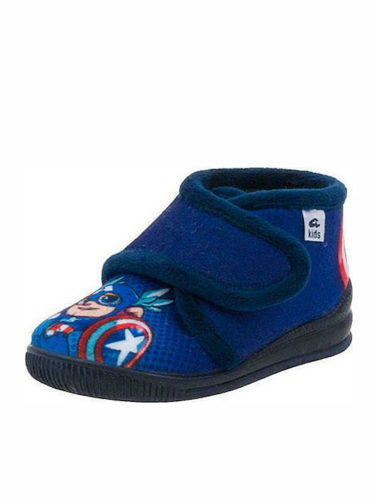 Papuci copii Bocanci Albastru Captain America