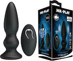 Mr. Play Anal Vibrator with Wireless Functionality Black 12cm BI-040086W-MR