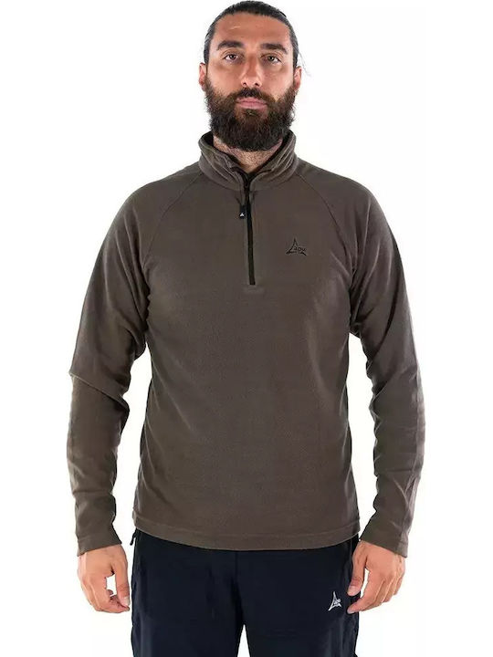 Apu Langarm-Pullover Olive Green