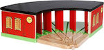 Spielmaus Αμαξοστάσιο Railroad Accessories made of Wood for 3++ Years