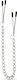 Easytoys Tweezer Nipple Clamps Σφιγκτήρες Θηλών σε Ασημί Χρώμα