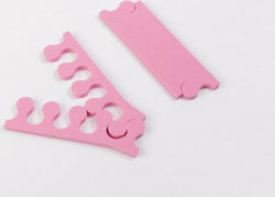 Separatoare de degete Separator pentru unghii pedichiură roz 100 bucăți