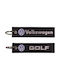 Keychain Volkswagen Golf Fabric Black