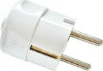 Protegy CT9 Male Schuko Plug White