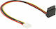 DeLock 4-Pin Floppy to 4-Pin Floppy Cable 30cm Multicolour (85510)