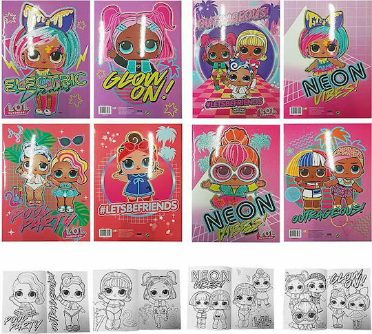 Colouring Book Children's Drawing Block LOL 50-2537 (Various Designs) Colouring Book Children's Drawing Block LOL 50-2537 (Various Designs)