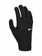 Kids Gloves Black Swoosh Knit